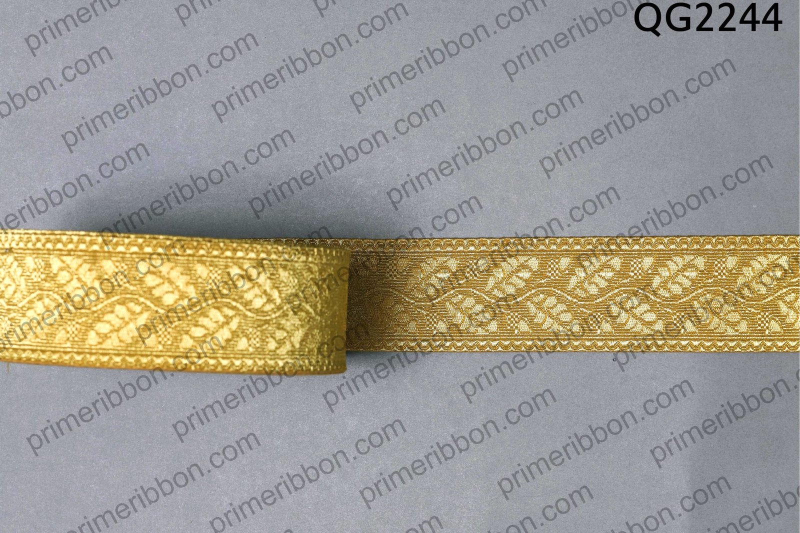 Braid Gold Mylar Oak Leaf 50mm Rank Marking Lace Trim R1284
